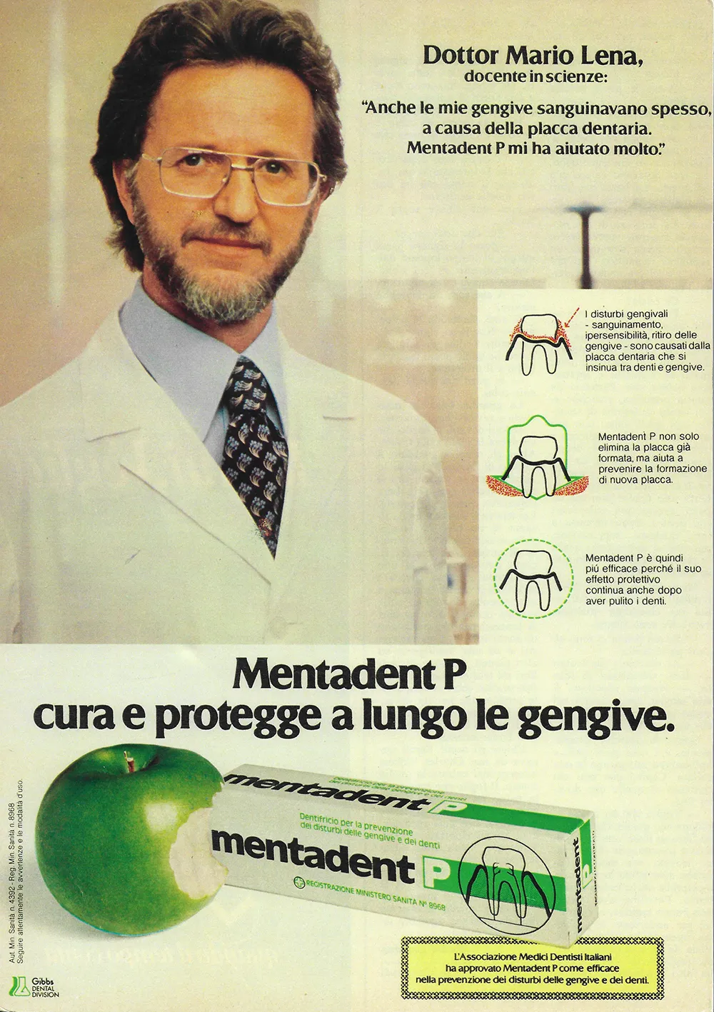 Mentadent P cura e protegge a lungo le gengive