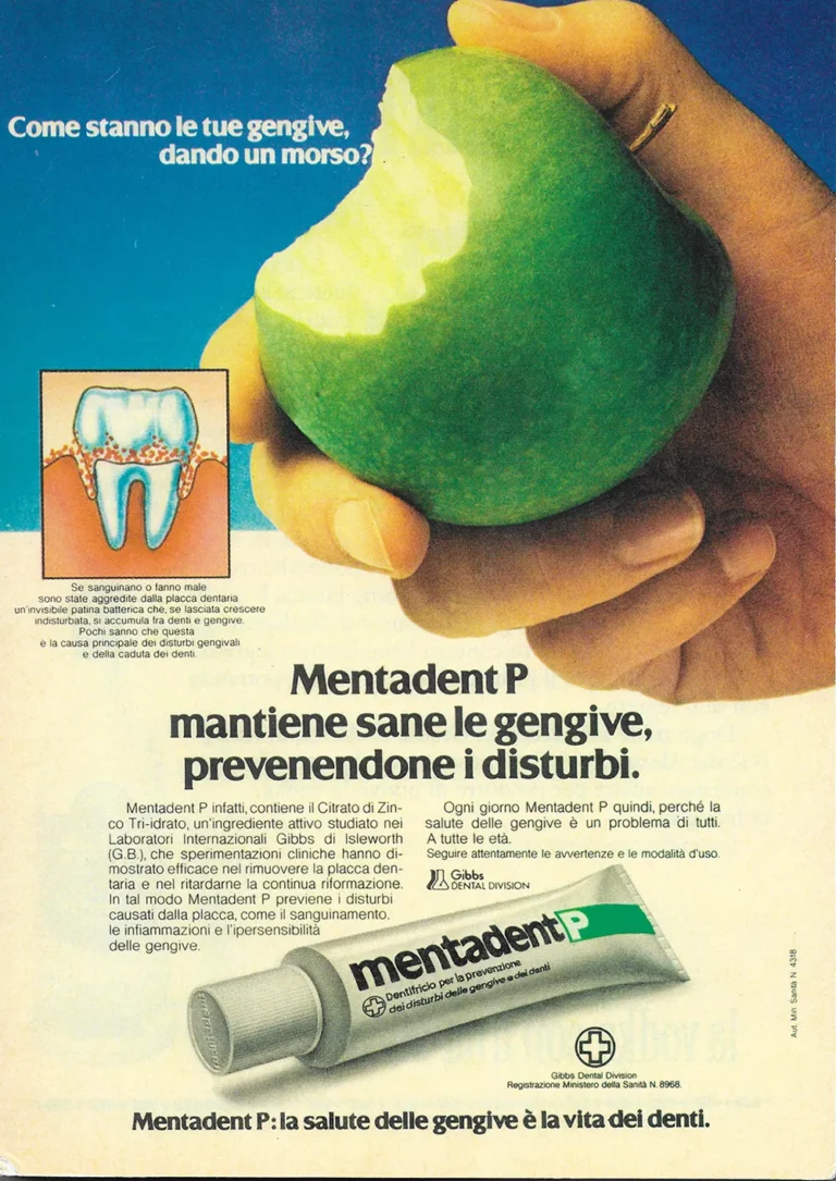 Mentadent P mantiene sane le gengive, prevenendone i disturbi
