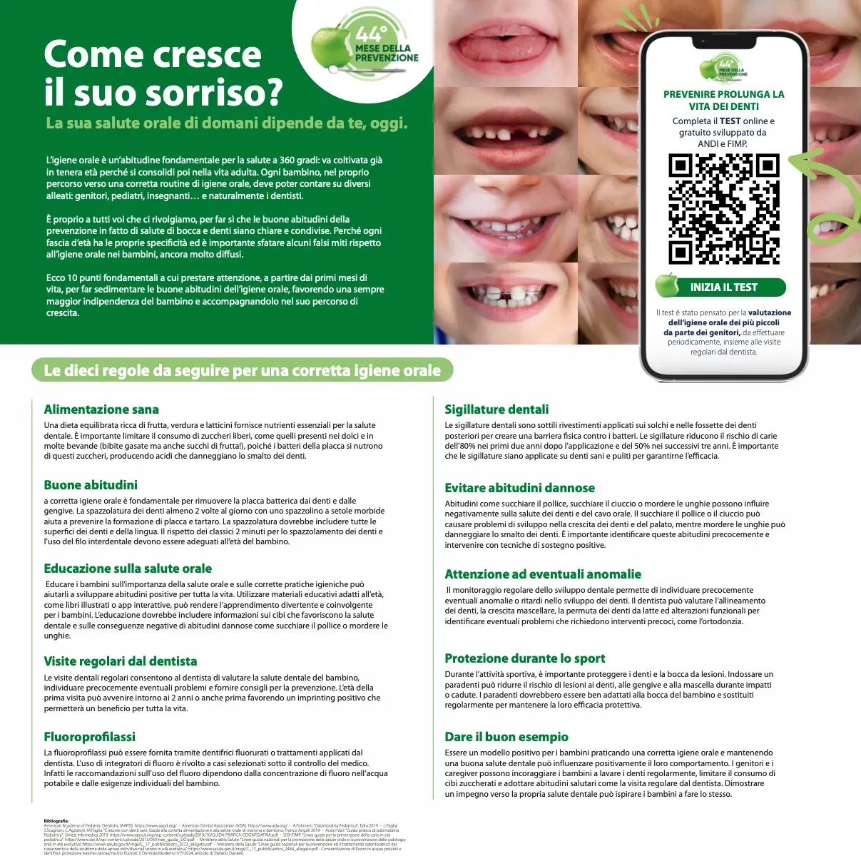 Manifesto 44° Mese della Prevenzione Dentale